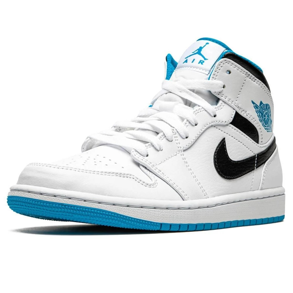 Air Jordan 1 Mid Laser Blue 554724 141 4 - www.kickbulk.cc